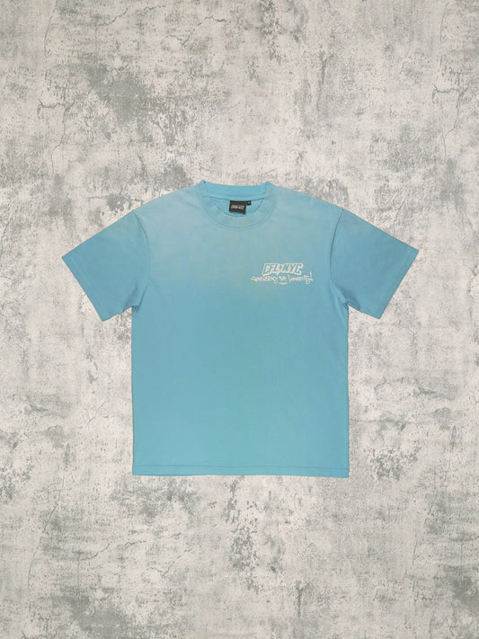 Blue Sundry Acid Wash T