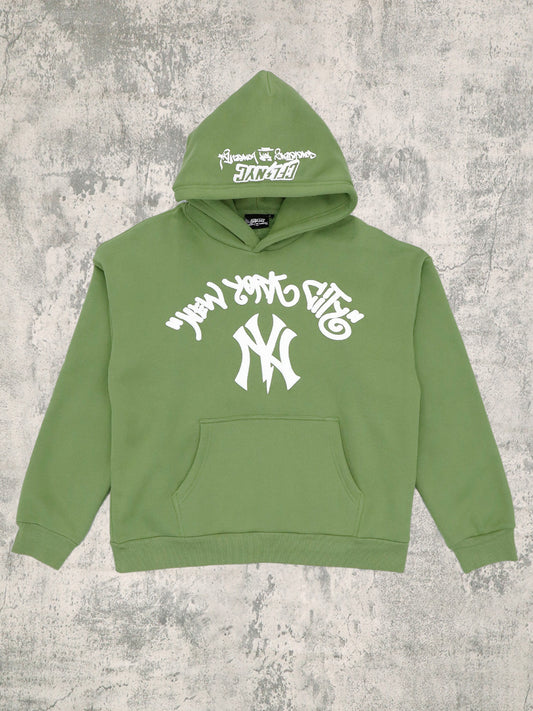 Olive Green NY Hoodie