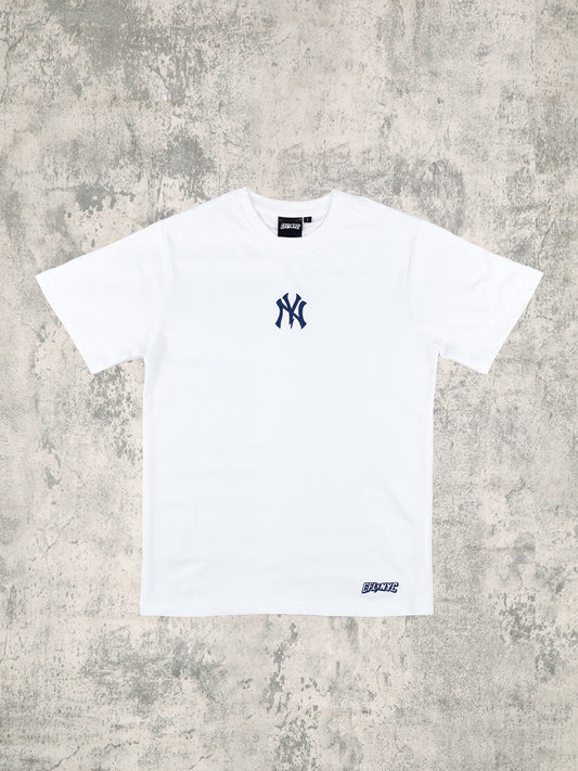 White NY Tee