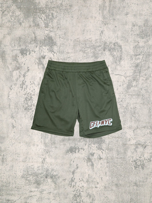 Olive Green Ball Shorts