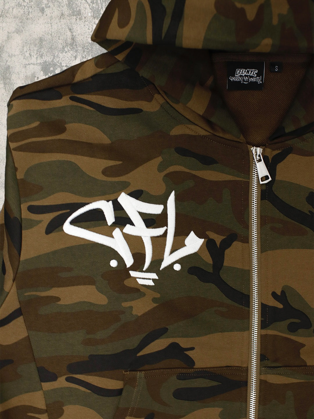 Camouflage Zip Up