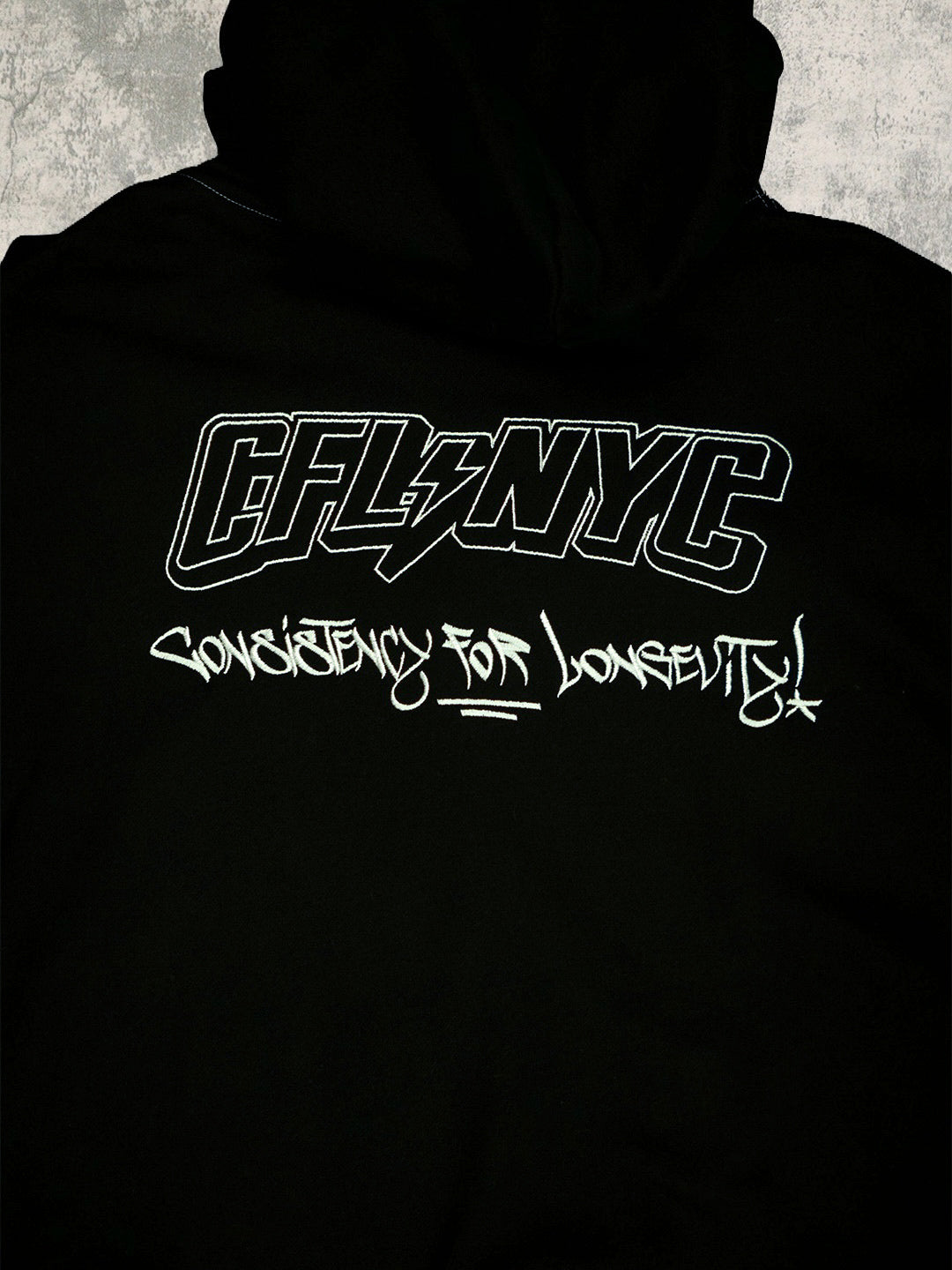 Black Outline Hoodie