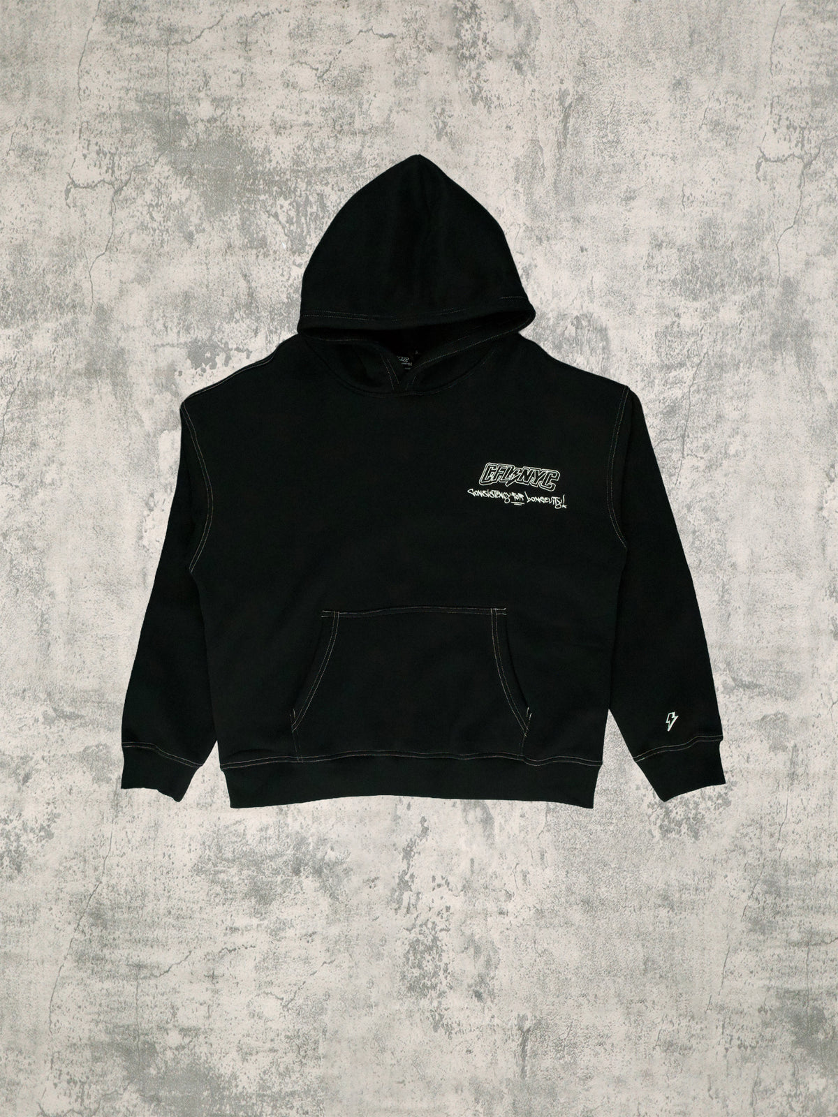 Black Outline Hoodie