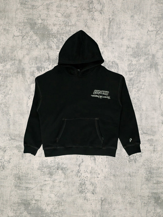Black Outline Hoodie