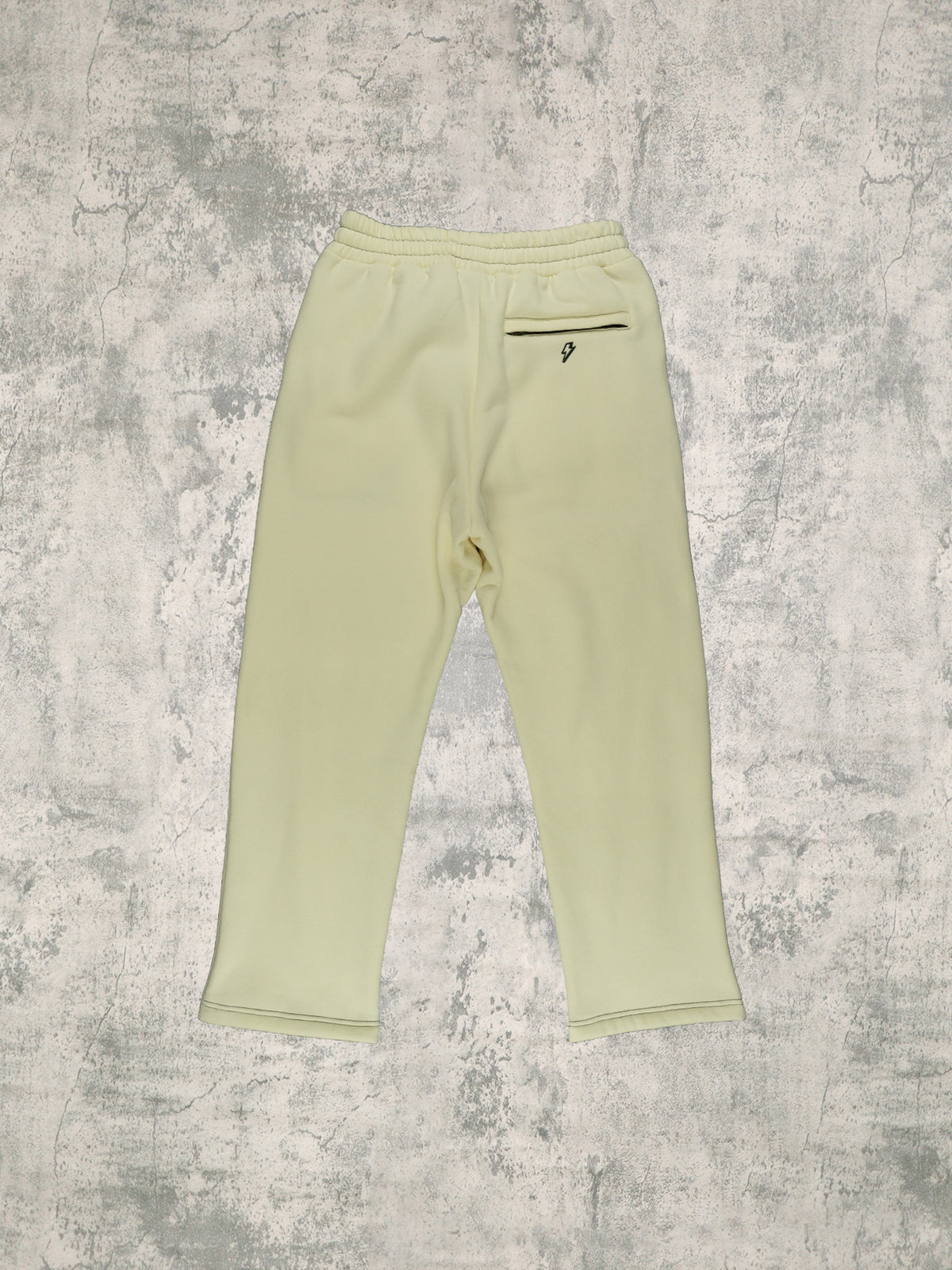 Cream Outline Sweat Pants
